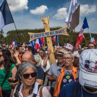 Prosvjedi protiv covid potvrda u Francuskoj