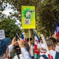 Prosvjedi protiv covid potvrda u Francuskoj