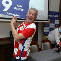 Konferencija za medije Michaela O'Learyja, izvršnog direktora tvrtke Ryanair