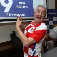 Konferencija za medije Michaela O'Learyja, izvršnog direktora tvrtke Ryanair
