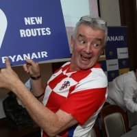 Konferencija za medije Michaela O'Learyja, izvršnog direktora tvrtke Ryanair
