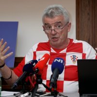 Konferencija za medije Michaela O'Learyja, izvršnog direktora tvrtke Ryanair
