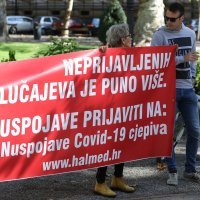 Zagreb: Prosvjed zdravstvenih djelatnika