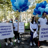 Zagreb: Prosvjed zdravstvenih djelatnika