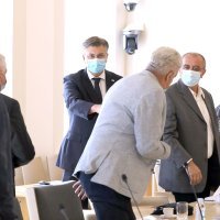 Plenković sa zapovjednicima i časnicima iz akcije Bljesak