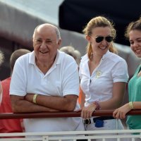 Marta Ortega Pérez s ocem Amancijom Ortegom