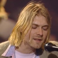 Kurt Cobain na koncertu MTV Unplugged