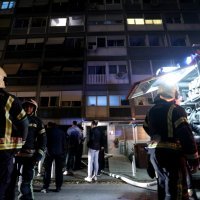 Požar u stambenoj zgradi u Zapruđu