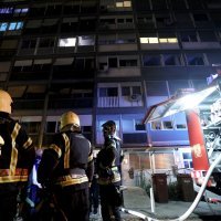 Požar u stambenoj zgradi u Zapruđu