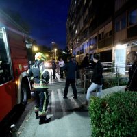 Požar u stambenoj zgradi u Zapruđu
