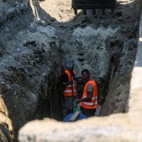 Radovi na izmještanju magistralnog cjevovoda 2020.