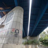 Oštećeni most na Savi