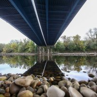 Oštećeni most na Savi