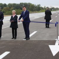 Andrej Plenković, Ursula von der Leyen i Zoran Tegeltija otvorili most preko Save kod Svilaja