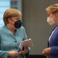 Angela Merkel, Franziska Giffey