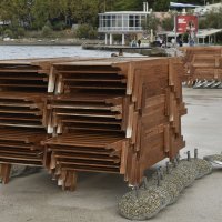 Splitske plaže po kišnom vremenu