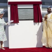 Kraljica Elizabeta i Mohammed bin Rashid Al Maktoum