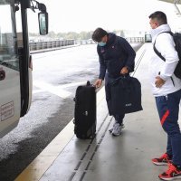 Hrvatska nogometna reprezentacija na putu za Cipar