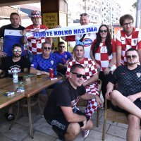 Hrvatski navijači na Cipru