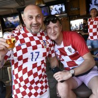 Hrvatski navijači na Cipru