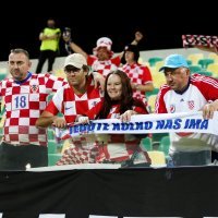 Cipar - Hrvatska, navijači na tribinama