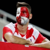 Cipar - Hrvatska, navijači na tribinama