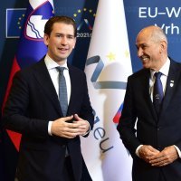 Sebastian Kurz na samitu EU - Zapadni Balkan na Brdu kod Kranja