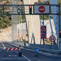 Zbog jake bure zatvoren Most Franje Tuđmana u Dubrovniku