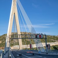 Zbog jake bure zatvoren Most Franje Tuđmana u Dubrovniku