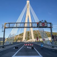 Zbog jake bure zatvoren Most Franje Tuđmana u Dubrovniku