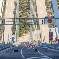 Zbog jake bure zatvoren Most Franje Tuđmana u Dubrovniku