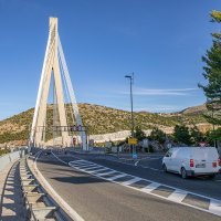 Zbog jake bure zatvoren Most Franje Tuđmana u Dubrovniku