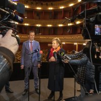 Gradonačelnik Neven Bosilj i intendantica HNK Jasna Jakovljević