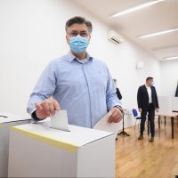 Andrej Plenković je glasovao na izborima u HDZ-u
