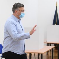 Andrej Plenković je glasovao na izborima u HDZ-u