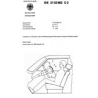 Prije 50 godina Mercedes-Benz je osigurao temeljni patent za zračne jastuke