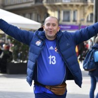 Dinamovi navijači u Beču uoči utakmice protiv Rapida