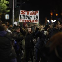 Prosvjed u Beogradu protiv covid potvrda