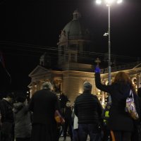 Prosvjed u Beogradu protiv covid potvrda