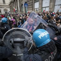 Prosvjedi protiv covid potvrda u Italiji