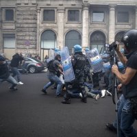 Prosvjedi protiv covid potvrda u Italiji