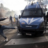 Prosvjedi protiv covid potvrda u Italiji