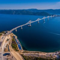 Fotografije iz zraka Pelješkog mosta