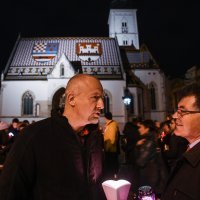 Prosvjed na Markovu trgu