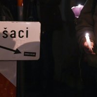 Prosvjed na Markovu trgu