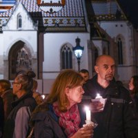 Prosvjed na Markovu trgu