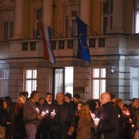 Prosvjed na Markovu trgu