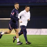 Trening hrvatske nogometne reprezentacije uoči kvalifikacijskog susreta s Maltom, 8.11.2021.