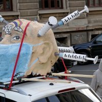 Prosvjed protiv epidemioloških mjera u Rumunjskoj