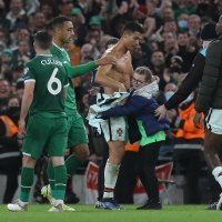 Cristiano Ronaldo i curica, Dublin, Irska - Portugal, 11.11.2021.